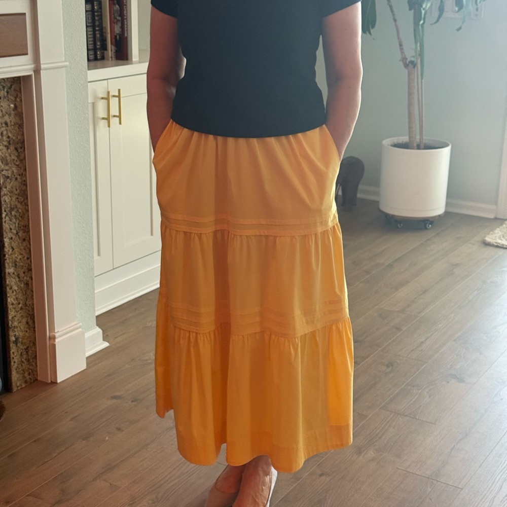 Philosophy NWT Sunny Yellow Maxi Skirt